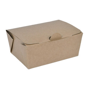Detpak Extra Small Takeaway Box Brown - 400ml (400 Pack)