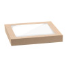 BioPak BioBoard PLA Window Lid for Catering Tray Bases Small (100 Pack)