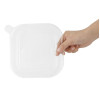Fiesta Recyclable PET lid for Square Container Bases (300 Pack)