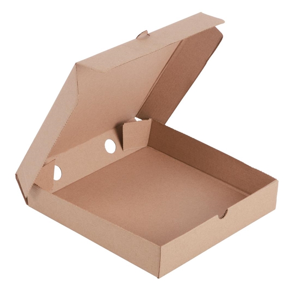 Fiesta Compostable Plain Pizza Pack Boxes Small (100 Pack) Fiesta Compostable Plain Pizza Pack Boxes Small (100 Pack)