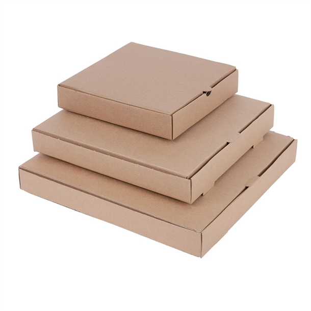 Fiesta Compostable Plain Pizza Pack Boxes Small (100 Pack) Fiesta Compostable Plain Pizza Pack Boxes Small (100 Pack)