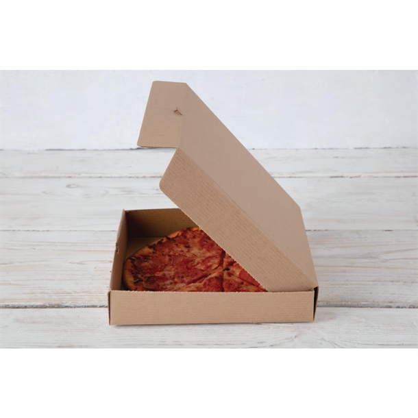 Fiesta Compostable Plain Pizza Pack Boxes Small (100 Pack) Fiesta Compostable Plain Pizza Pack Boxes Small (100 Pack)