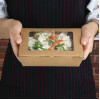 Fiesta Salad Box with PET Window 700ml (200 Pack)