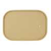 Fiesta Recyclable Paper Lids for Rectangular Containers (300 Pack)