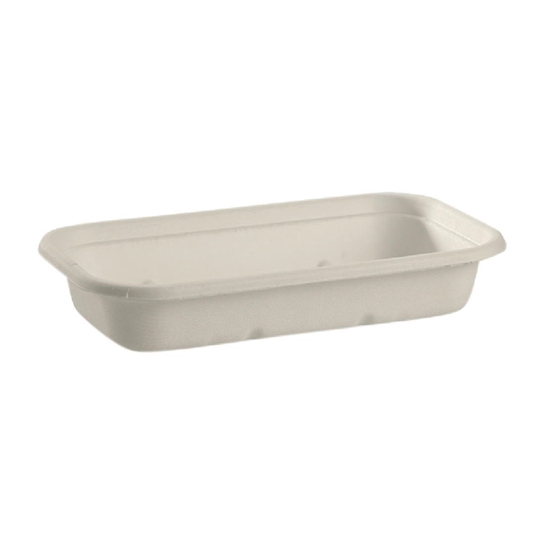 BioPak BioCane Takeaway Bases White - 750ml (500 Pack)