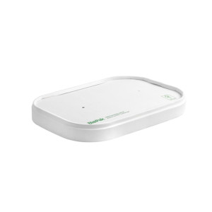 BioPak BioBoard Takeaway Lid White to suit 500 - 1000ml (300 Pack)