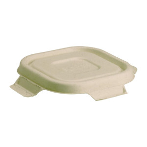 BioPak BioCane Natural Lids for BioCane 280-630ml Trays (Pack 600)