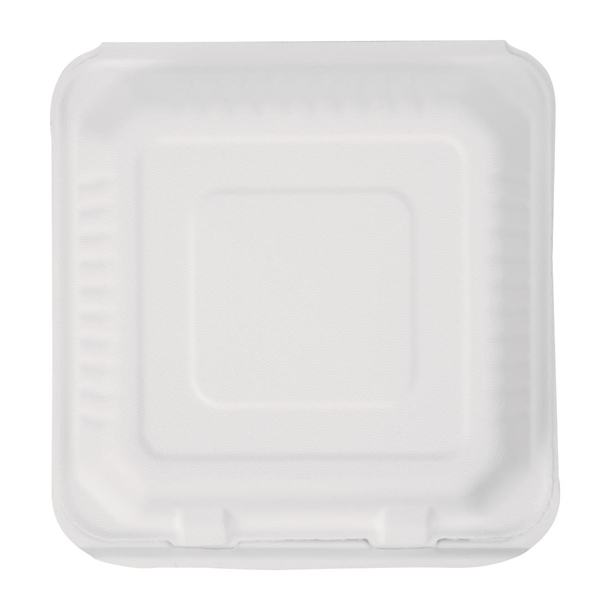 Fiesta Compostable Bagasse Food Container 223mm (200 Pack)