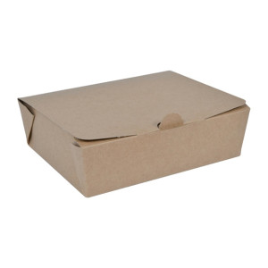 Detpak Medium Takeaway Box Brown - 800ml (300 Pack)
