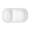 Fiesta Compostable Bagasse Oval 2-Compartment Container - 900ml (100 pack)