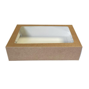 Fiesta Recyclable Platter Box with PET Window (25 Pack)