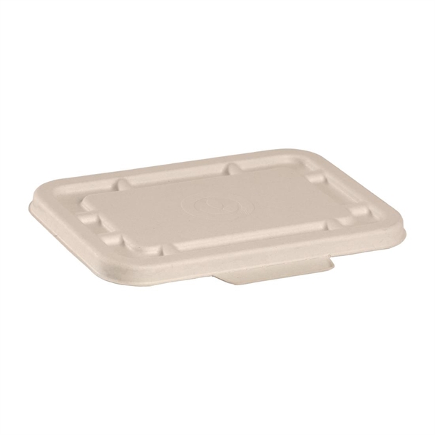 BioPak BioCane Takeaway Lids Natural - 500 & 600ml (Pack 500) BioPak BioCane Takeaway Lids Natural - 500 & 600ml (Pack 500)