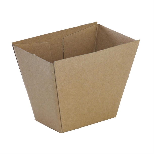 BioPak BioBoard Kraft Takeaway Chip Boxes (500 Pack)