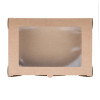 Fiesta Compostable Salad Boxes with PLA Windows 1200ml (200 Pack)
