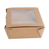 Fiesta Compostable Salad Boxes with PLA Windows 1200ml (200 Pack)