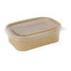 Fiesta Recyclable PP Lids for Rectangular Containers (300 Pack)
