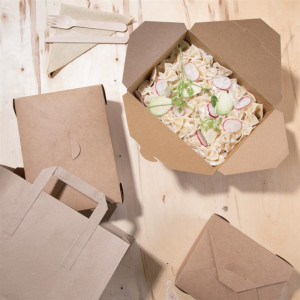 Fiesta Recyclable PE Lined Food Box 1800ml (200 Pack)