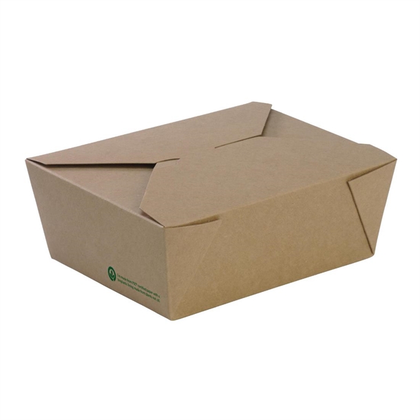 BioPak BioBoard Kraft Takeaway Lunch Boxes Medium (200 Pack) BioPak BioBoard Kraft Takeaway Lunch Boxes Medium (200 Pack)