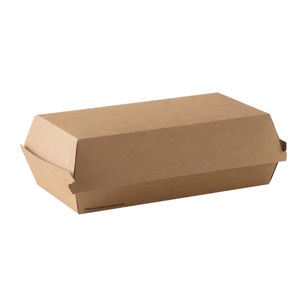 Detpak Go Large Meal Takeaway Box Brown (250 Pack)