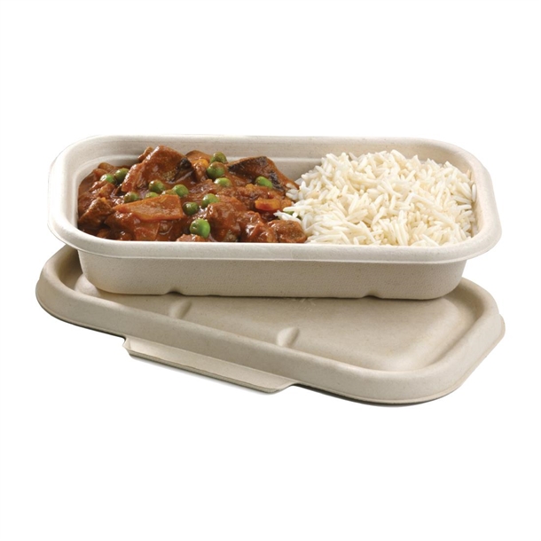 BioPak BioCane Takeaway Bases Natural - 750ml (Pack 500)