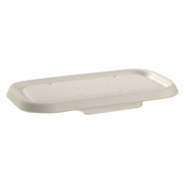 BioPak Biocane Takeaway Lids to Suit 750 & 1000ml White (500 Pack)