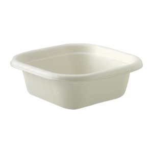 BioPak BioCane Takeaway White Square Bases - 280ml (Pack 600)