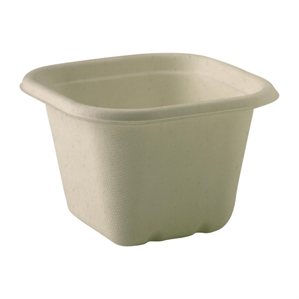 BioPak BioCane Natural Takeaway Square Bases - 630ml (Pack 600) BioPak BioCane Natural Takeaway Square Bases - 630ml (Pack 600)