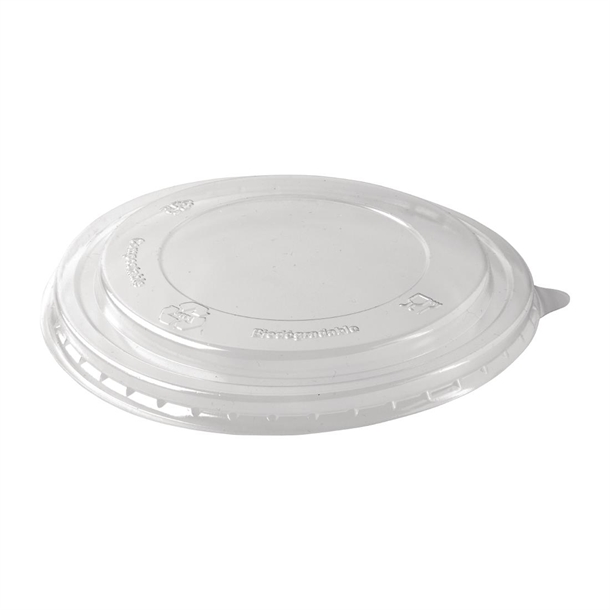 Biopak PLA Lid for Kraft BioBowl 500-1000ml (400 Pack)