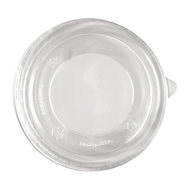 Biopak PLA Lid for Kraft BioBowl 500-1000ml (400 Pack)