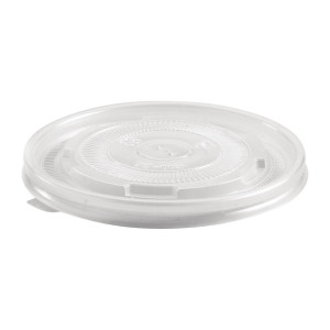 BioPak BioBowl PP Lid - 430-950ml 12-32oz (Pack 1000)
