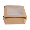 Fiesta Compostable Salad Boxes with PLA Windows 1600ml (200 Pack)