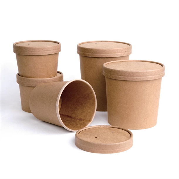 Fiesta Compostable Soup Container 225ml (500 Pack) Fiesta Compostable Soup Container 225ml (500 Pack)