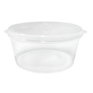 Fiesta Recyclable Portion Pots with Lids 25ml (50 Pack)