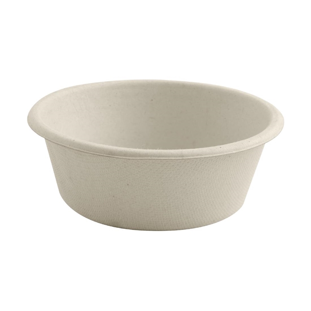 BioPak Sugarcane Base Sauce Containers Natural - 90ml (Pack 1000)