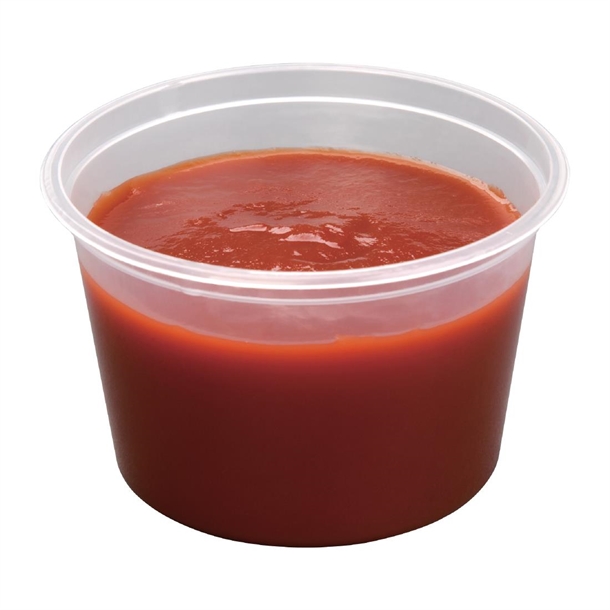 Fiesta Recyclable Plastic Microwavable Deli Pot 100ml / 3.5oz (100 Pack) Fiesta Recyclable Plastic Microwavable Deli Pot 100ml / 3.5oz (100 Pack)