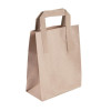 Fiesta Compostable Recycled Brown Paper Carrier Bags Small (250 Pack) Fiesta Compostable Recycled Brown Paper Carrier Bags Small (250 Pack)