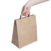 Fiesta Compostable Recycled Brown Paper Carrier Bags Large (250 Pack)