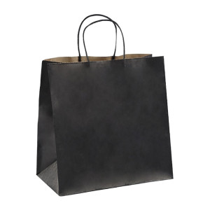 Detpak Small Paper Twist Bag Black (Pack 500)