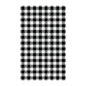Greaseproof Paper Gingham Black 310mm