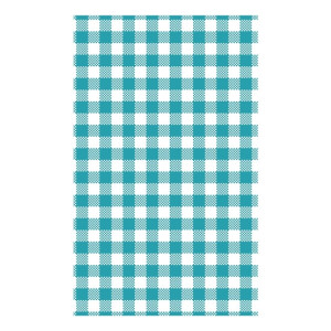 Greaseproof Paper Gingham Teal 310mm