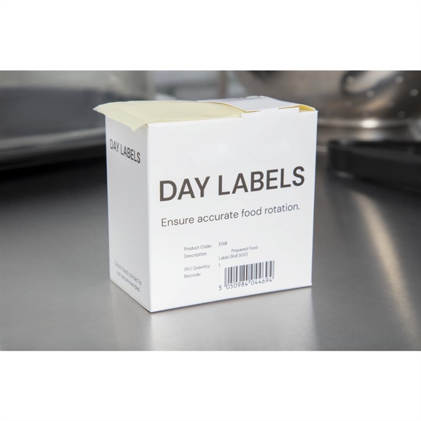 Hygiplas Removable Prepped Food Labels (500 Pack)