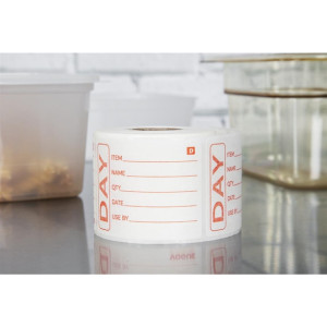 Hygiplas Dissolvable Prepared Food Labels (250 Pack)