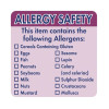 Hygiplas Allergen Food Labels (500 Pack)