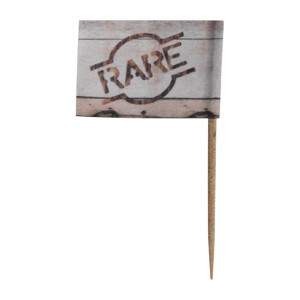 Bamboo Steak Markers - Rare (Pack 200)