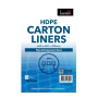 Bastion HDPE Carton Liner Blue 640x640x390mm (100 Pack)