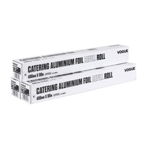 Vogue Aluminium Foil 90m fits Wrap450 Dispenser (3 Pack)