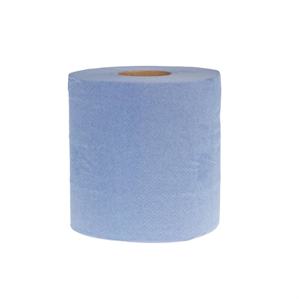 Jantex Centrefeed Blue Roll Paper Towels (6 Pack)