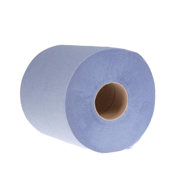 Jantex Centrefeed Blue Roll Paper Towels (6 Pack)