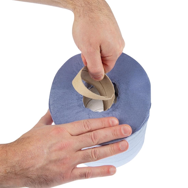 Jantex Centrefeed Blue Roll Paper Towels (6 Pack)