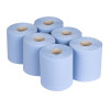 Jantex Centrefeed Blue Roll Paper Towels (6 Pack)